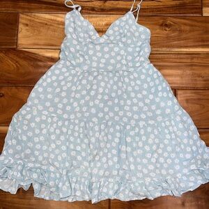 Light Blue Floral Dress